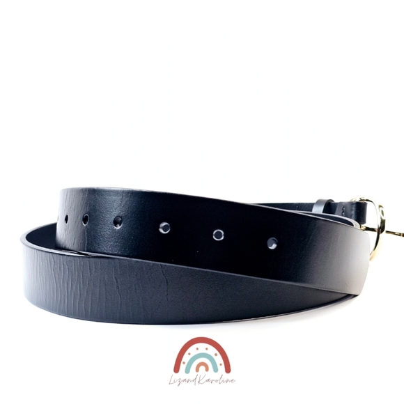 New! J. Crew Oval Buckle Leather Belt - Picture 5 of 10